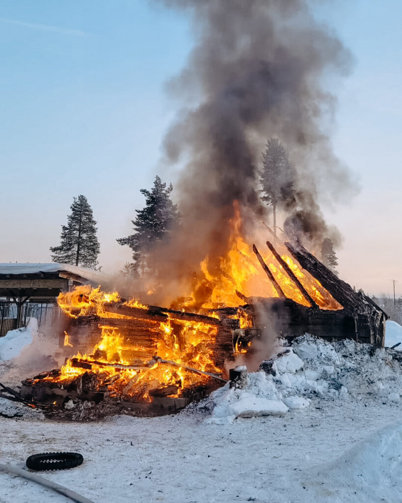 The Day the Kota Burned Down and How Chimney Got His Name