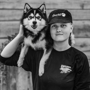 Taru Sled Dog Guide at Bearhill Husky