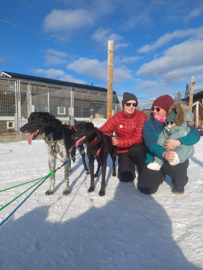Teemu and his family on a Happy Trail tour