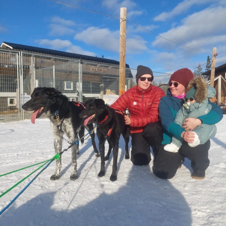 Teemu and his family on a Happy Trail tour